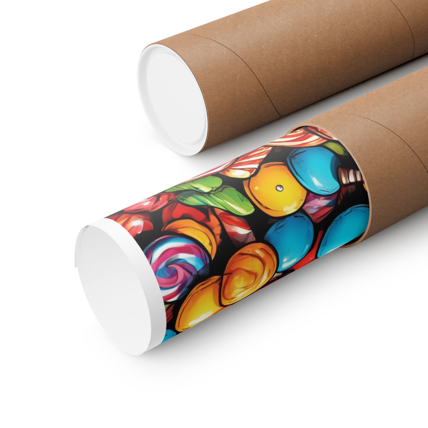 Colorful Candy Pattern Sweets Gift Art Poster