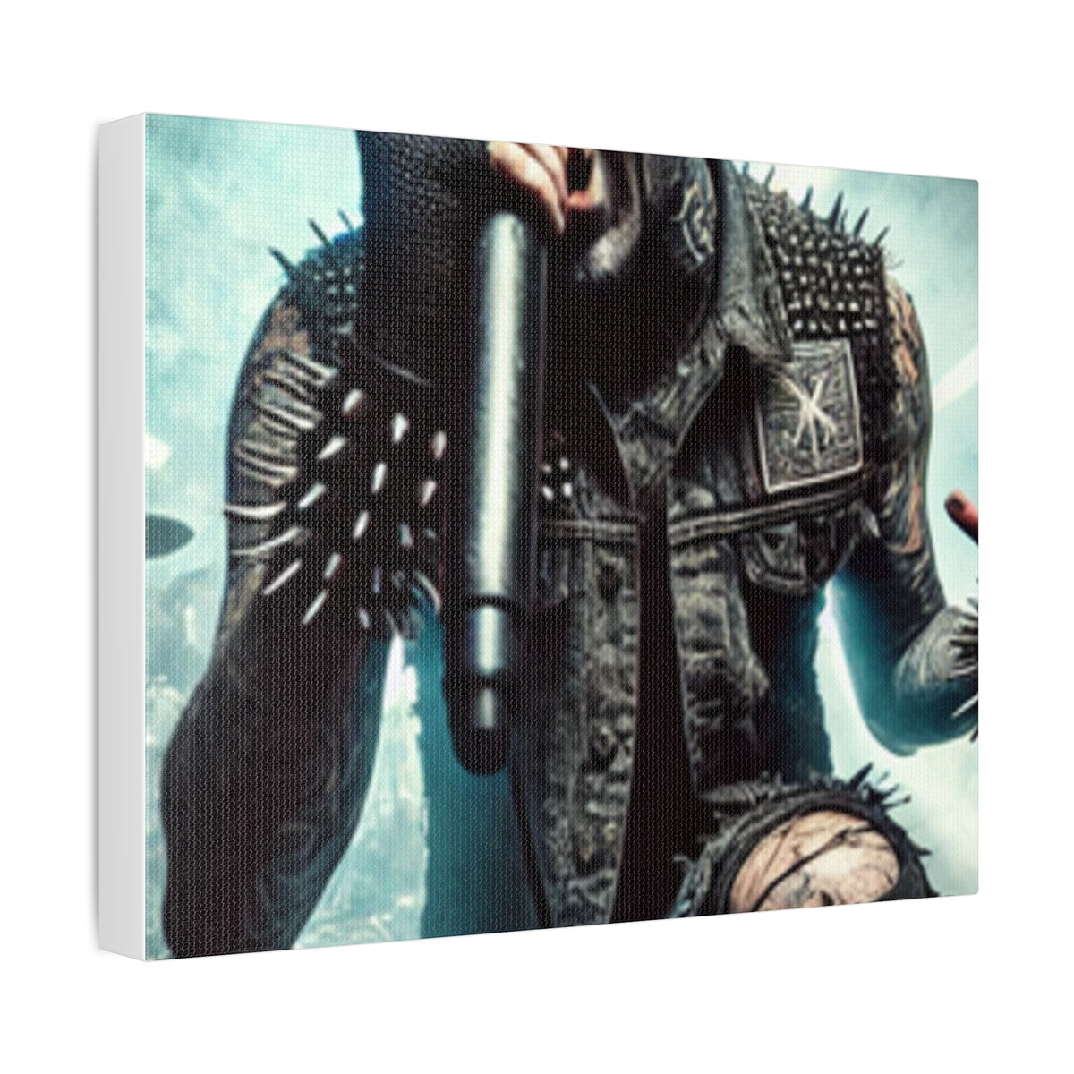 Punk Rock Vocalist Stage Energy Music Room Canvas Art