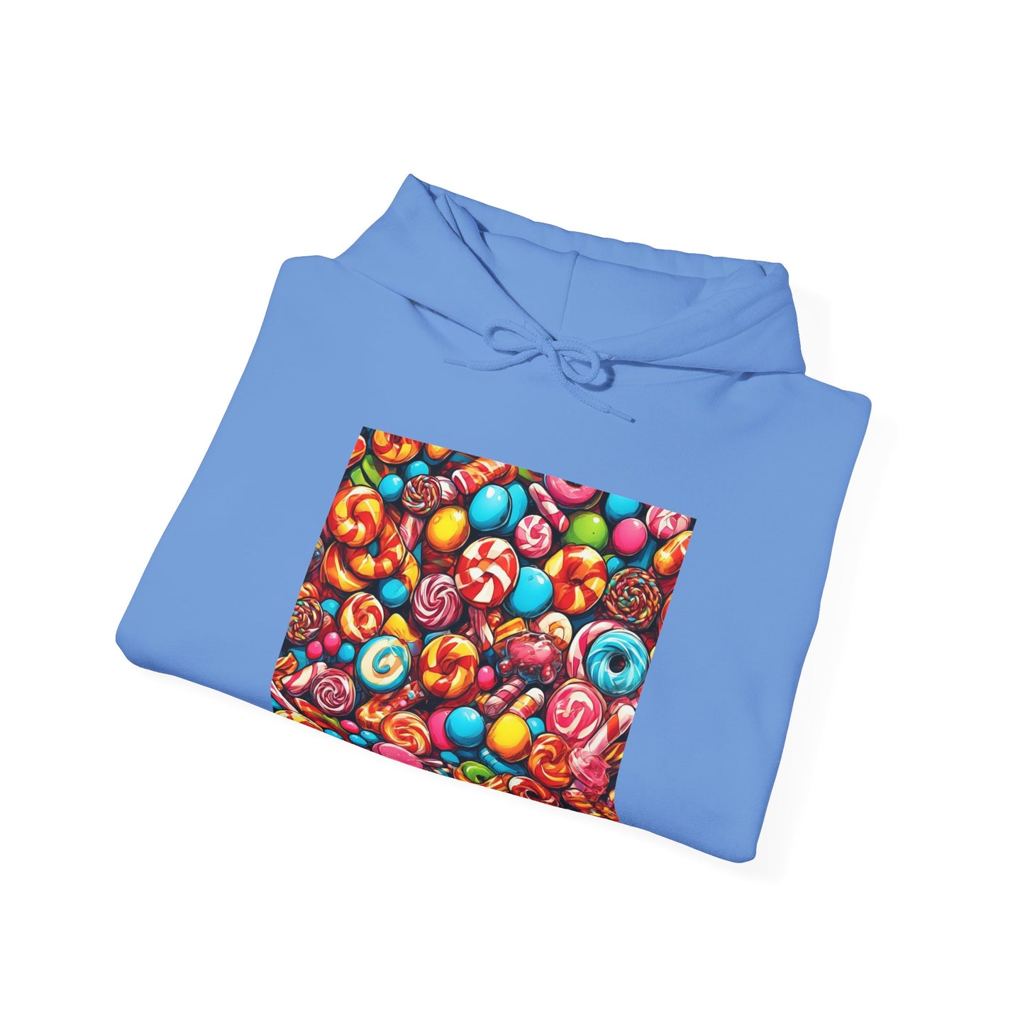 Colorful Candy and Lollipop Pattern Hoodie