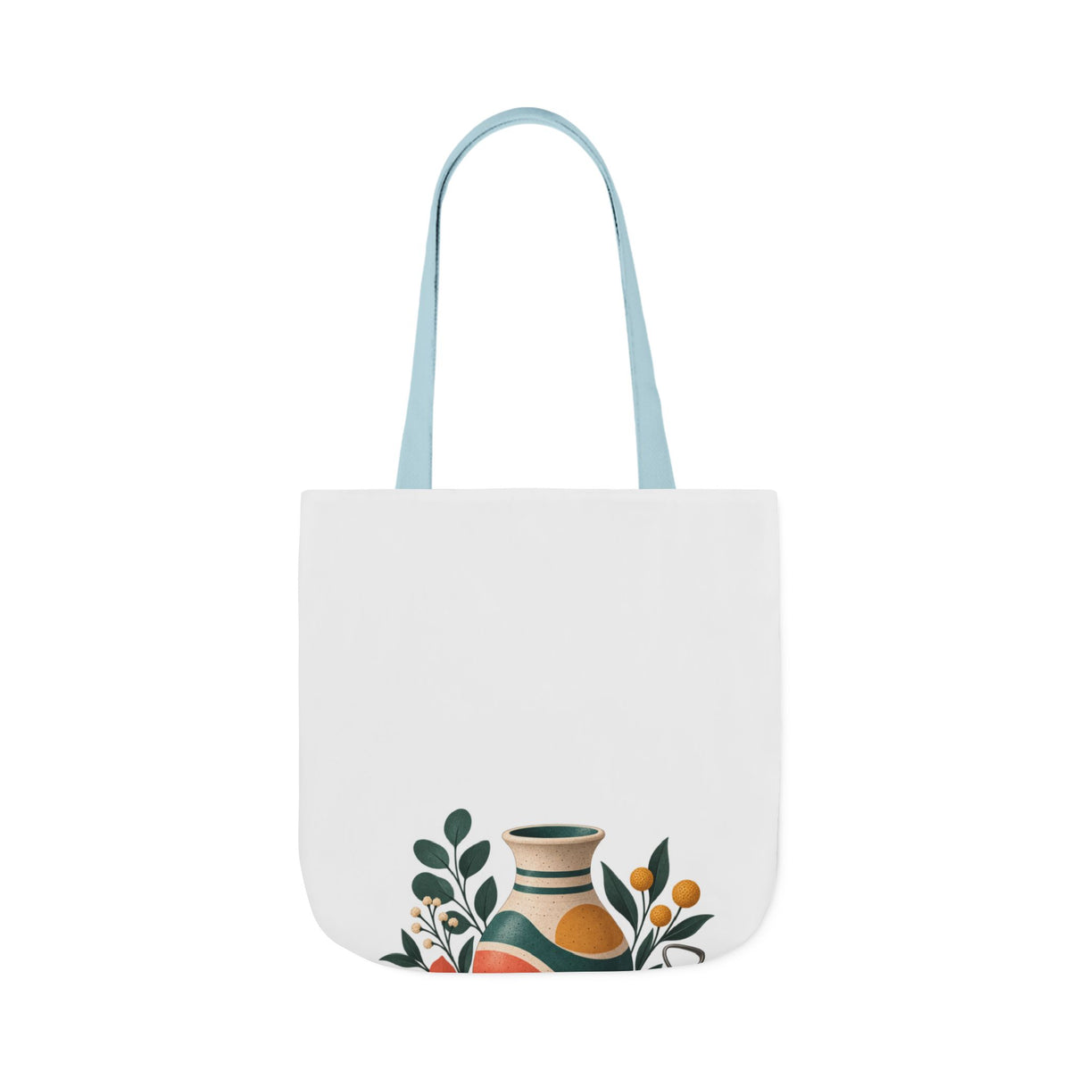 Midcentury Pottery Botanical Art Tote Bag