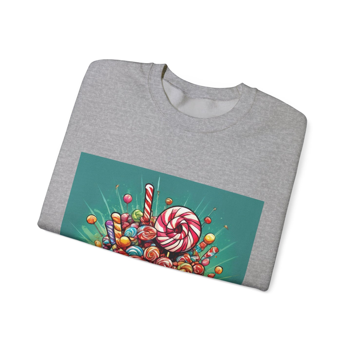 Holiday Candy Bucket Sweets Gift Art Sweatshirt