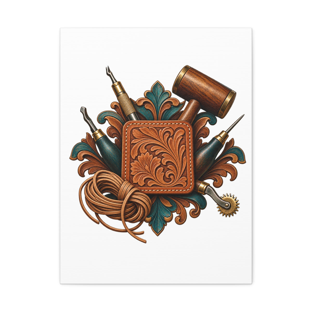 Traditional Leather Tooling Workshop Canvas