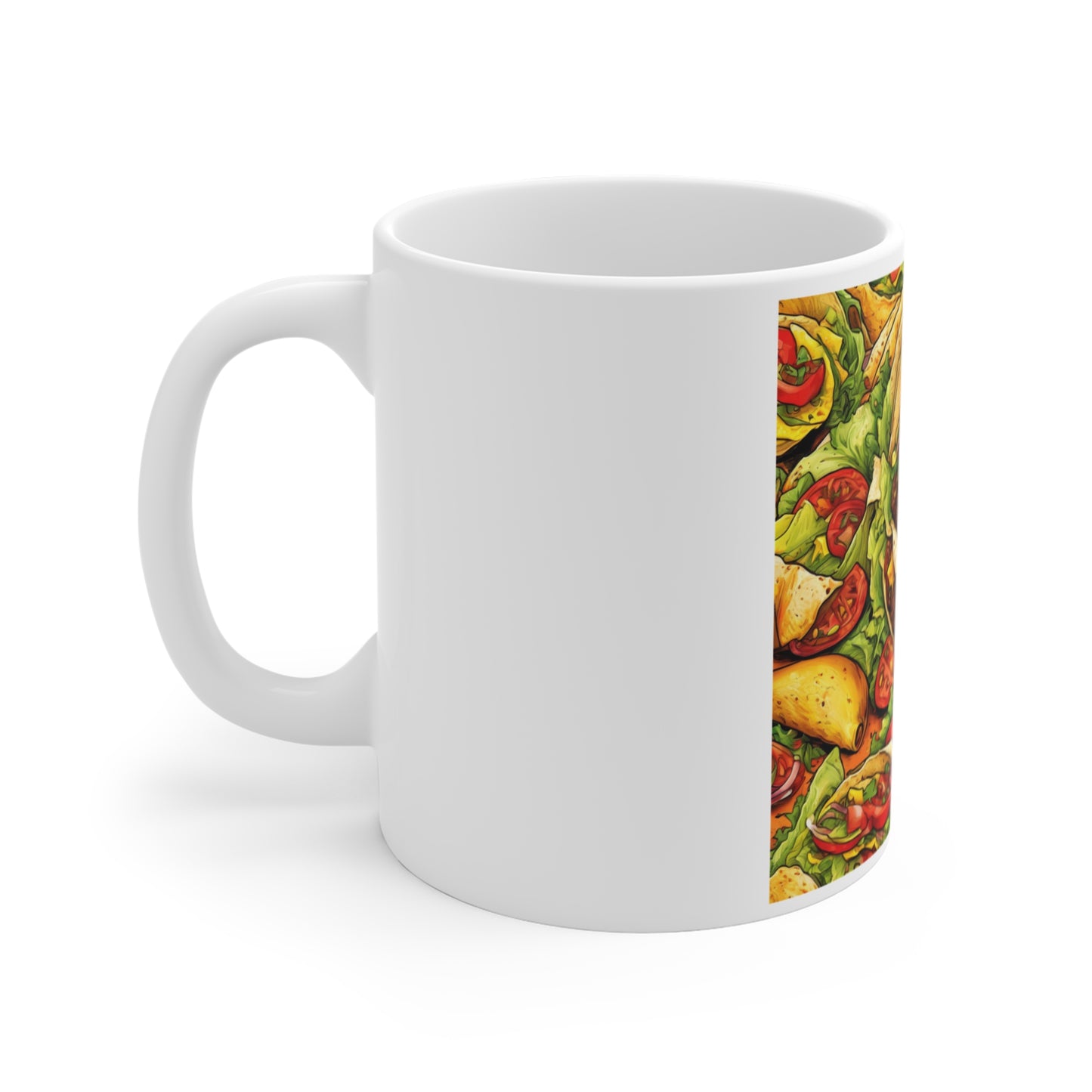 Stacked Taco Fiesta Foodie Gift Art Coffee Mug