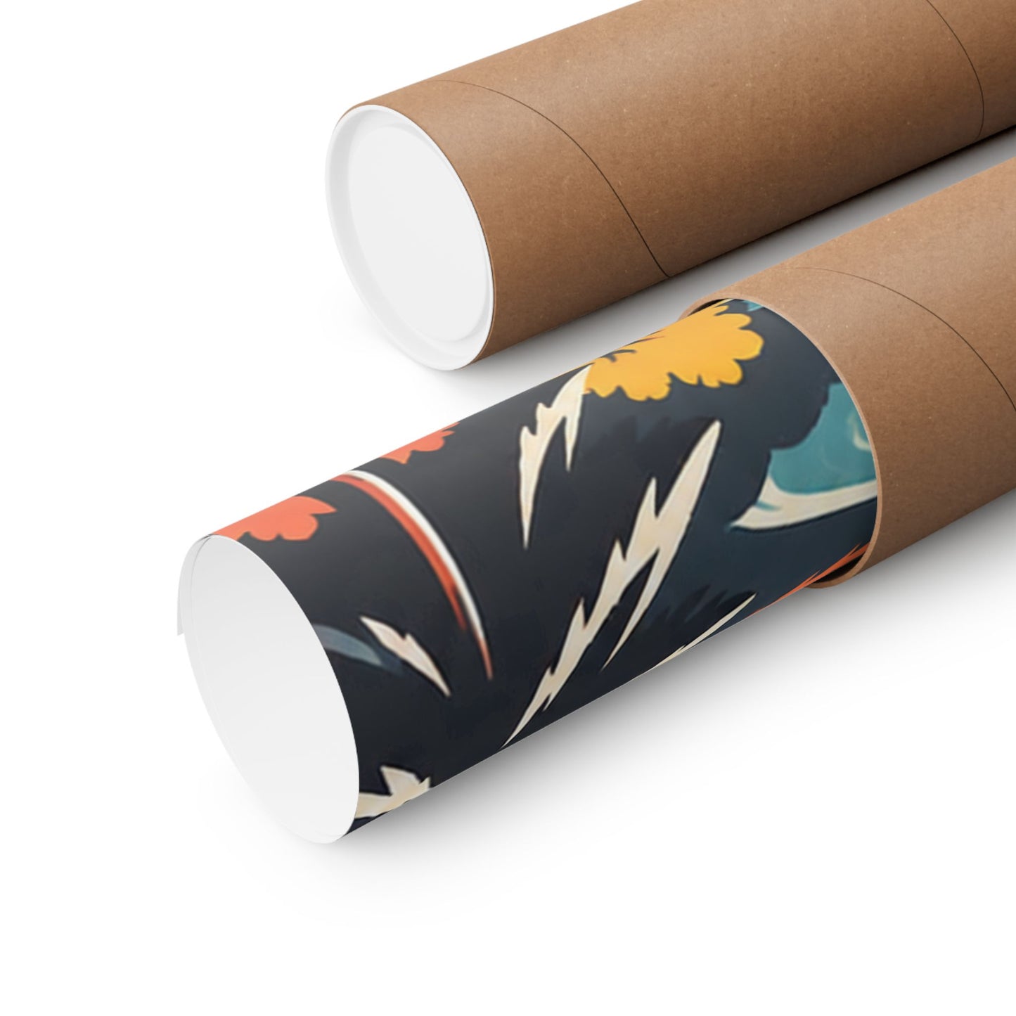 Alpine Sunrise River Mountain Adventure Art Poster
