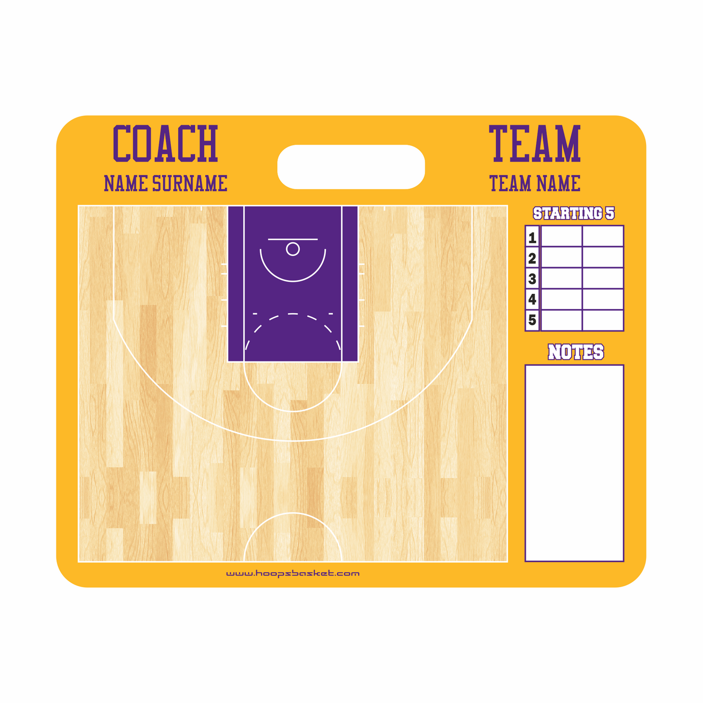 NBA Custom American Style Magnetic Coaching Board 15.7 x 12.6