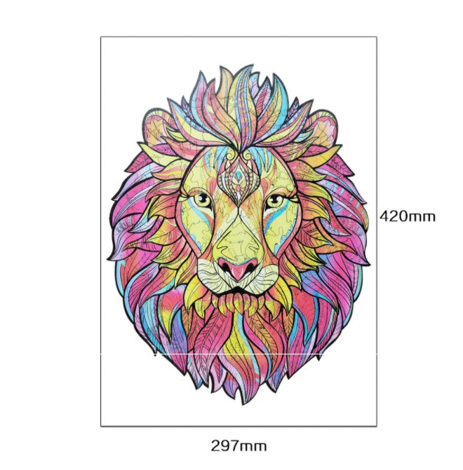 DIY Wooden Animal Shaped Puzzle – Unique Gift for Christmas
