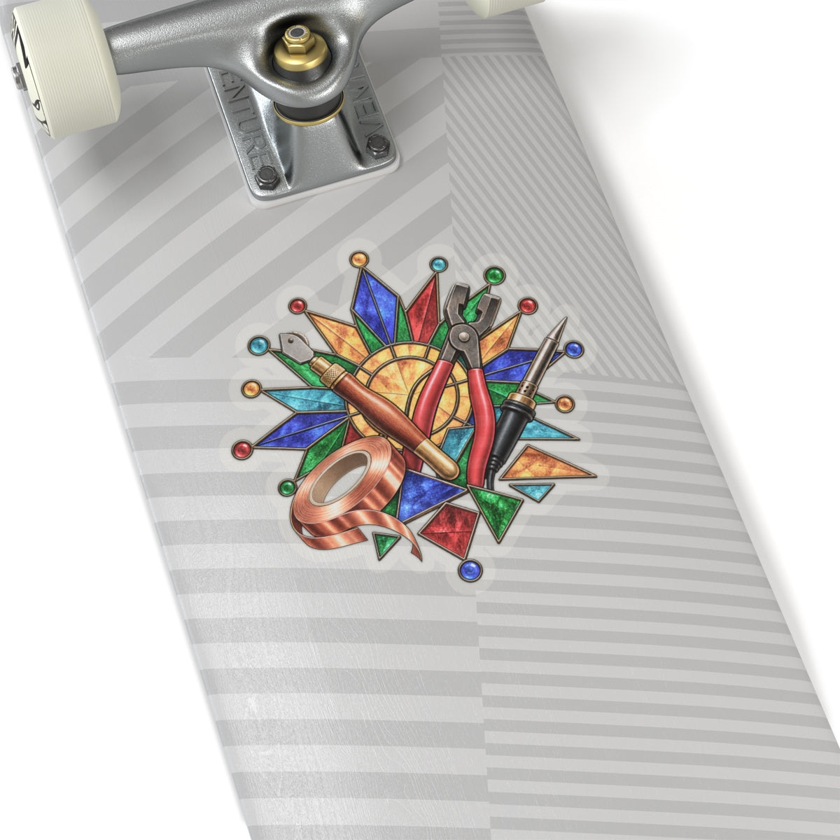 Stained Glass Workshop Tools Sticker