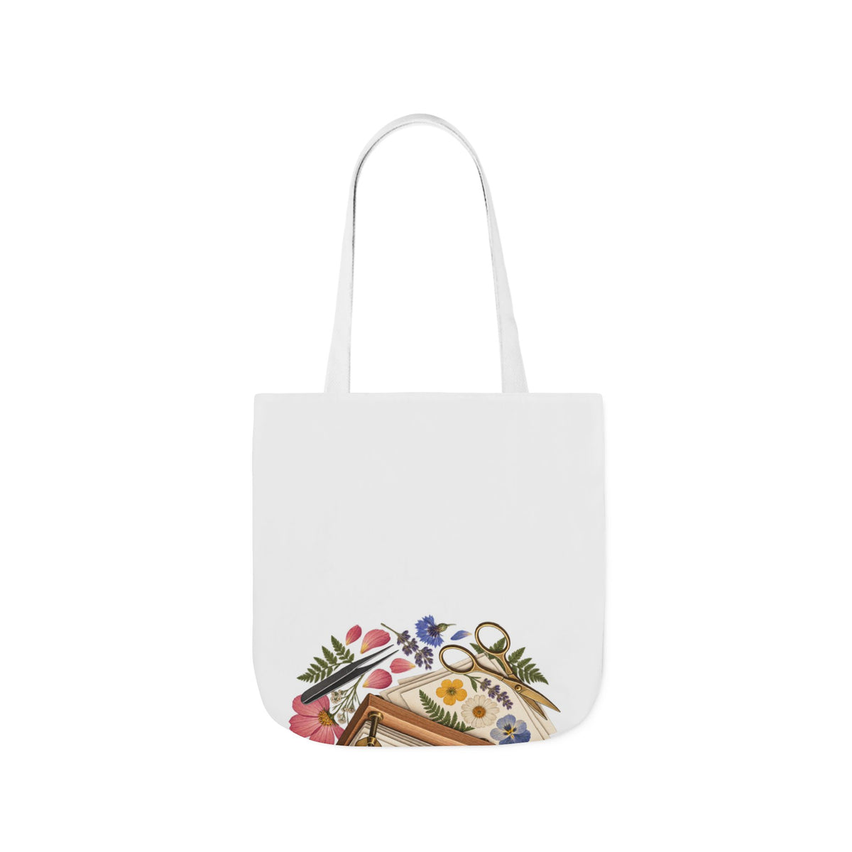Botanical Flower Press Workshop Tote Bag