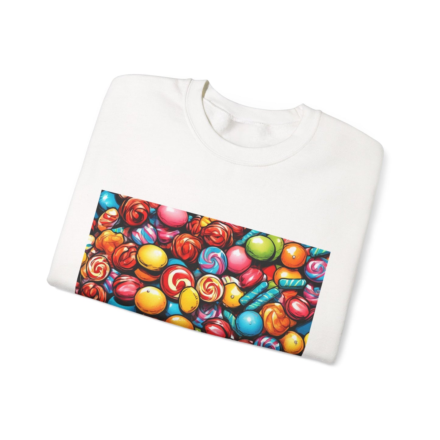 Colorful Candy Pattern Sweets Gift Art Sweatshirt