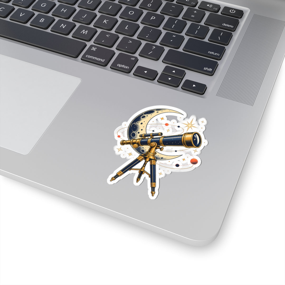 Vintage Telescope Celestial Astronomy Sticker