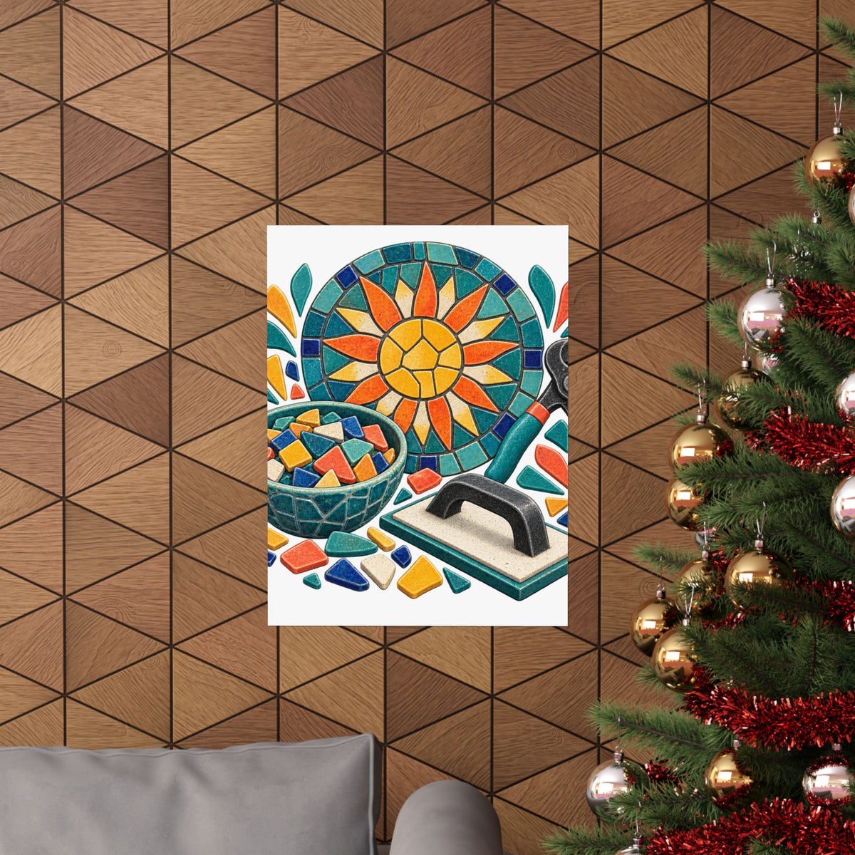 Sunburst Mosaic Making Workshop Poster