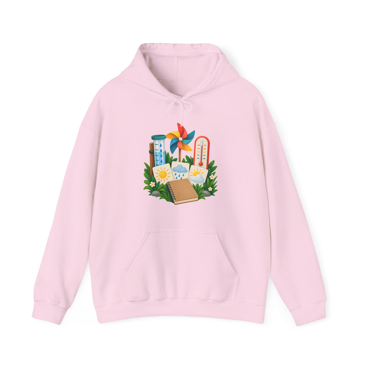 Colorful Backyard Weather Watching Kit Hoodie