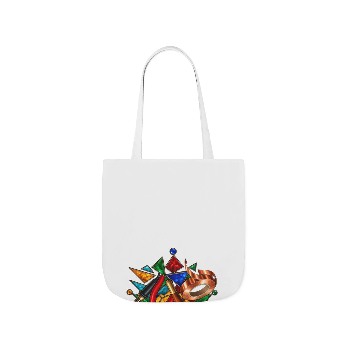 Stained Glass Workshop Tools Tote Bag