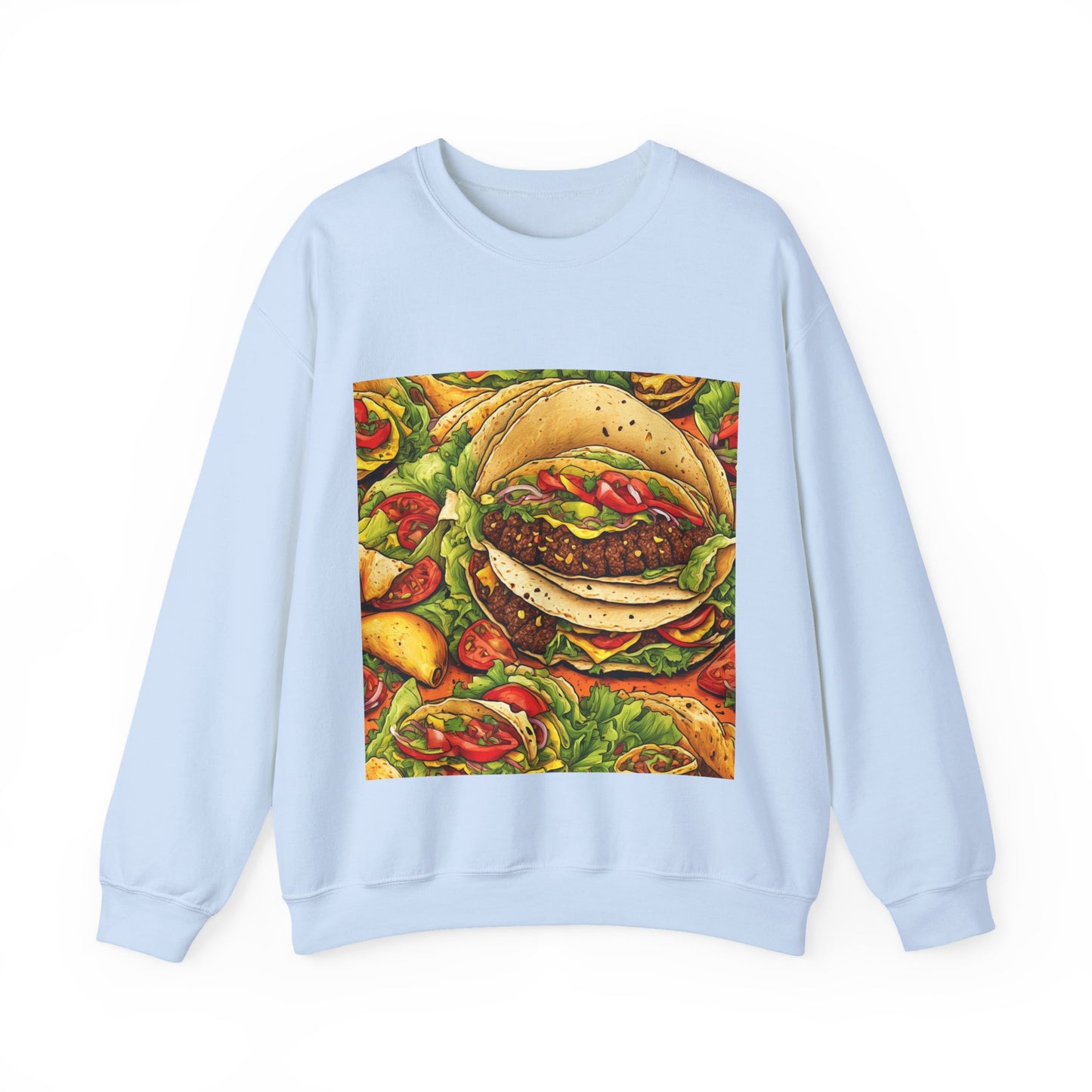 Stacked Taco Fiesta Foodie Gift Art Sweatshirt