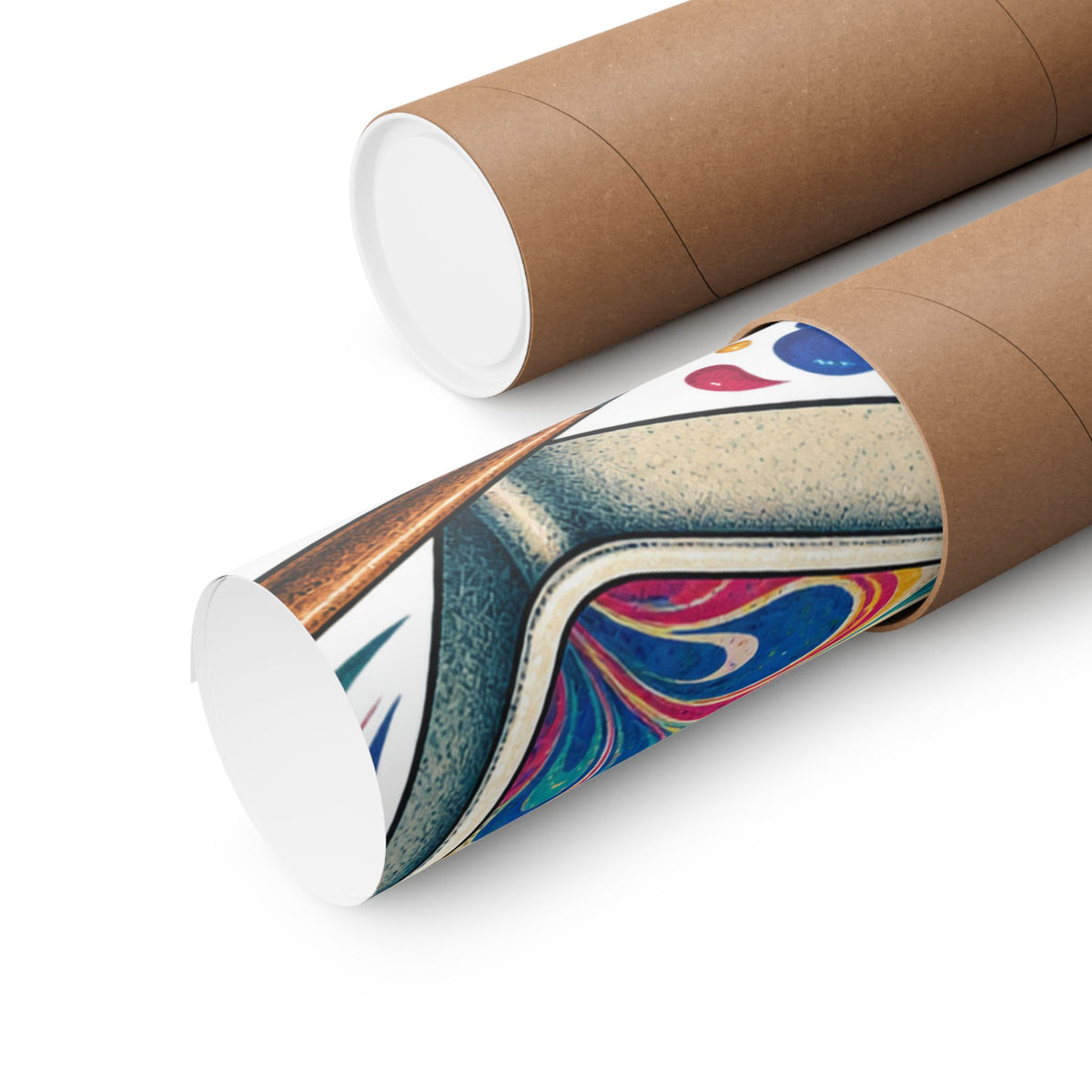 Colorful Paper Marbling Workshop Poster