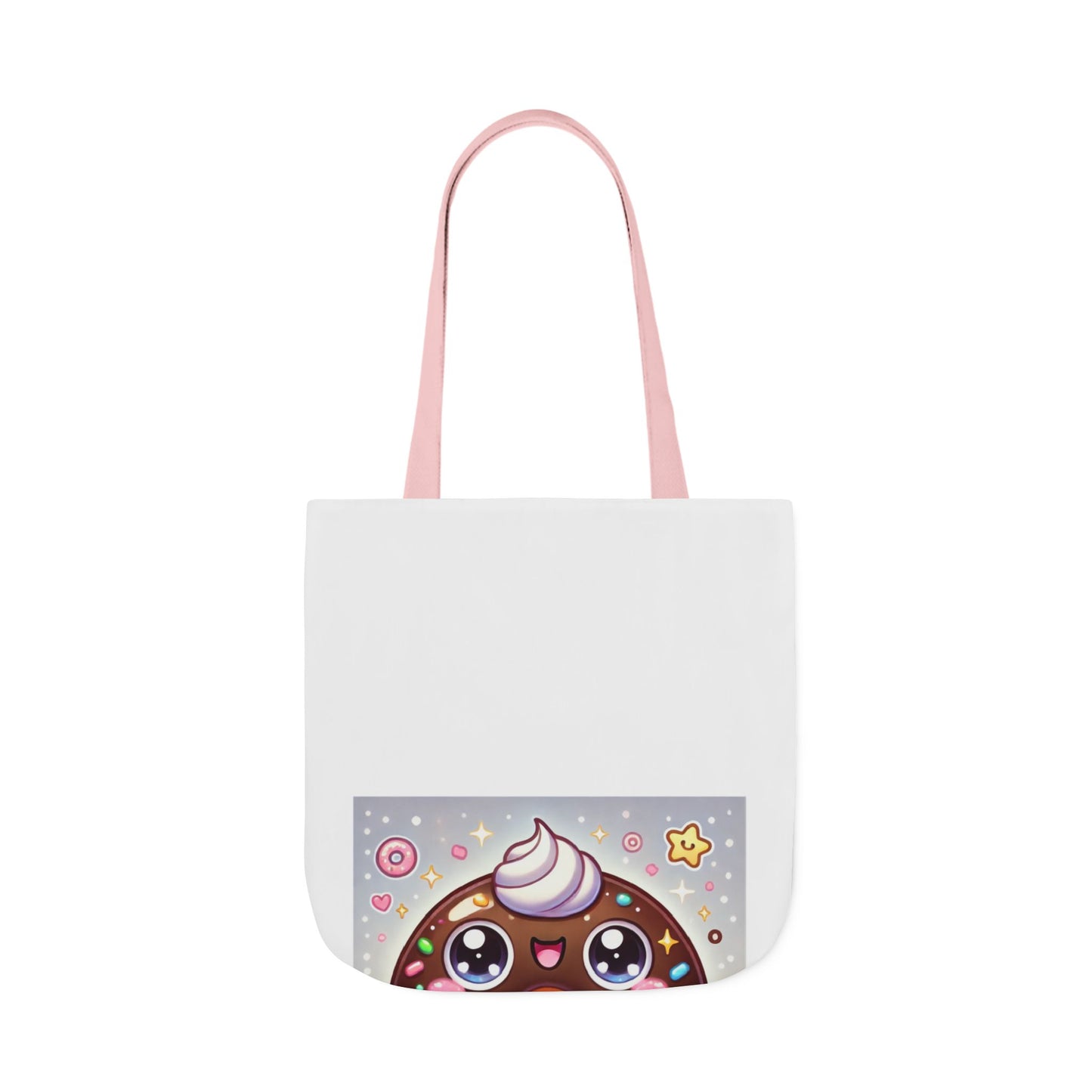 Kawaii Chocolate Donut Cute Dessert Art Tote Bag