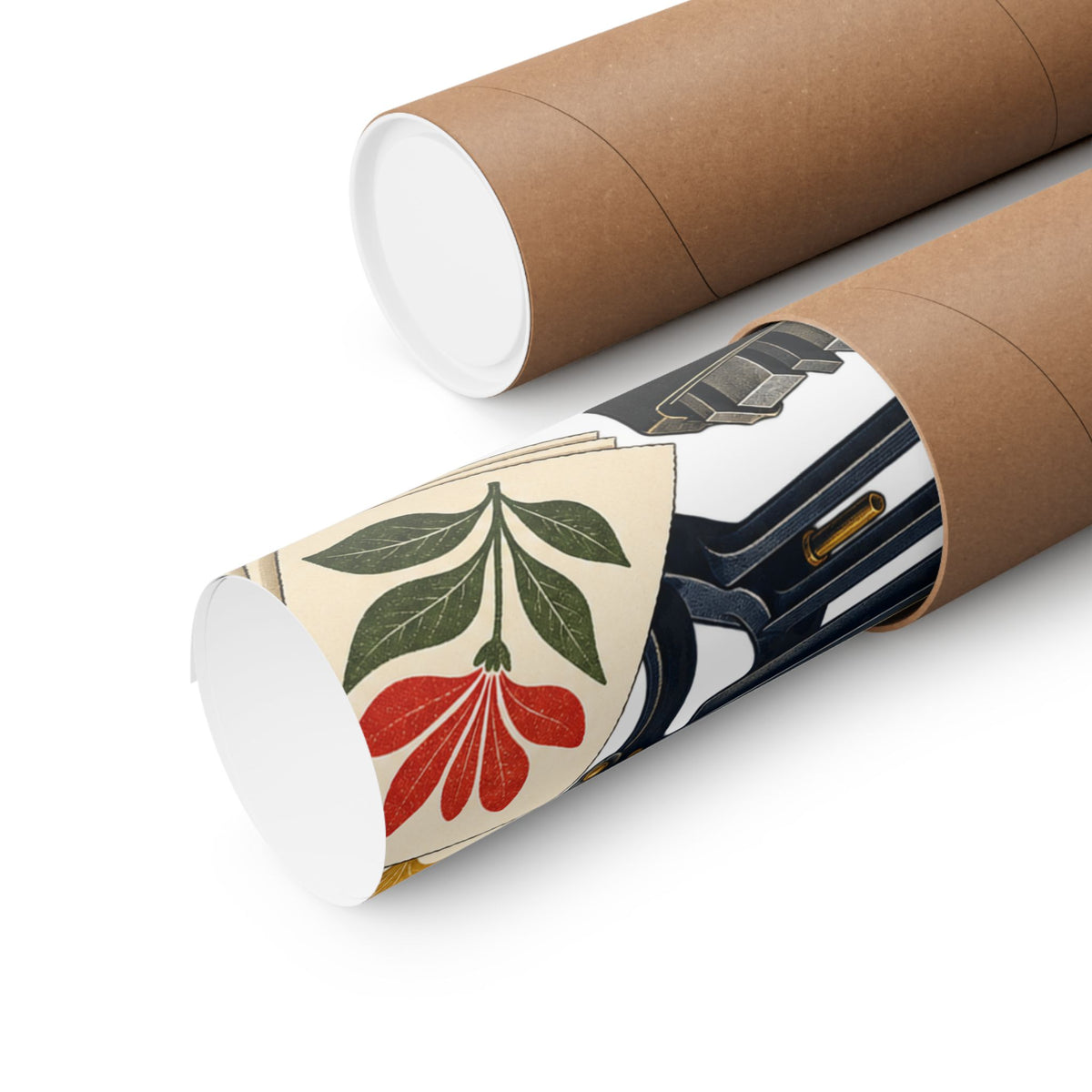 Botanical Letterpress Printshop Poster