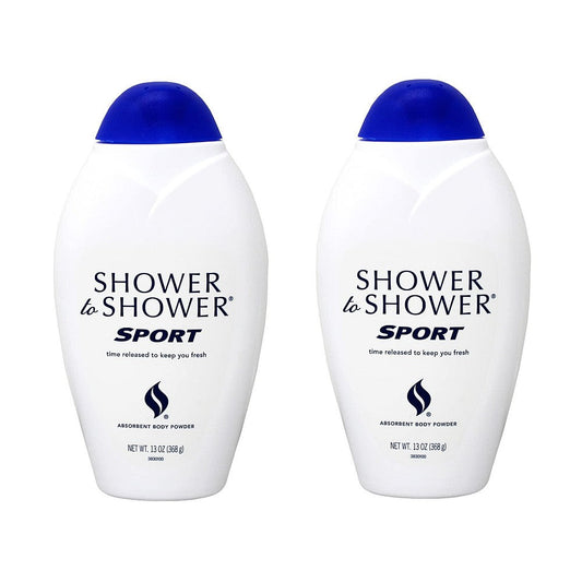 Shower To Shower Absorbent Body Powder Sport 13 Ounce