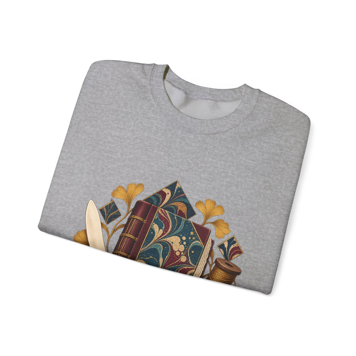Traditional Marbled Bookbinding Workshop Sweatshirt