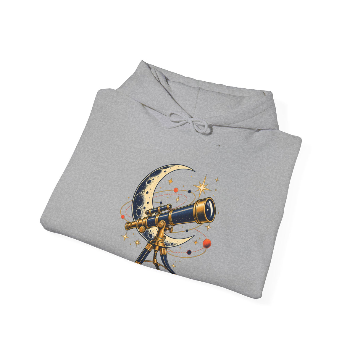 Vintage Telescope Celestial Astronomy Hoodie