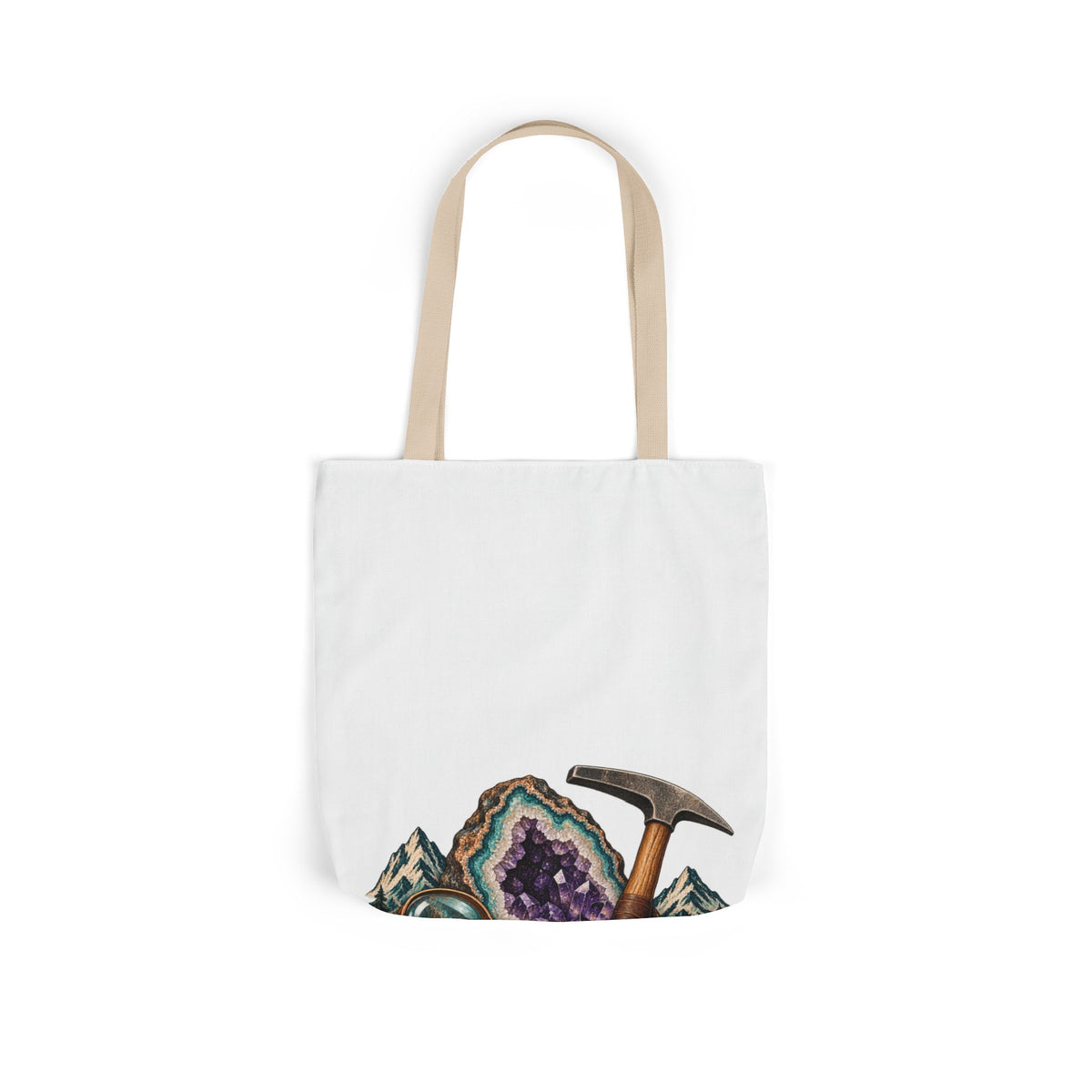 Vintage Geode and Rockhounding Field Kit Tote Bag