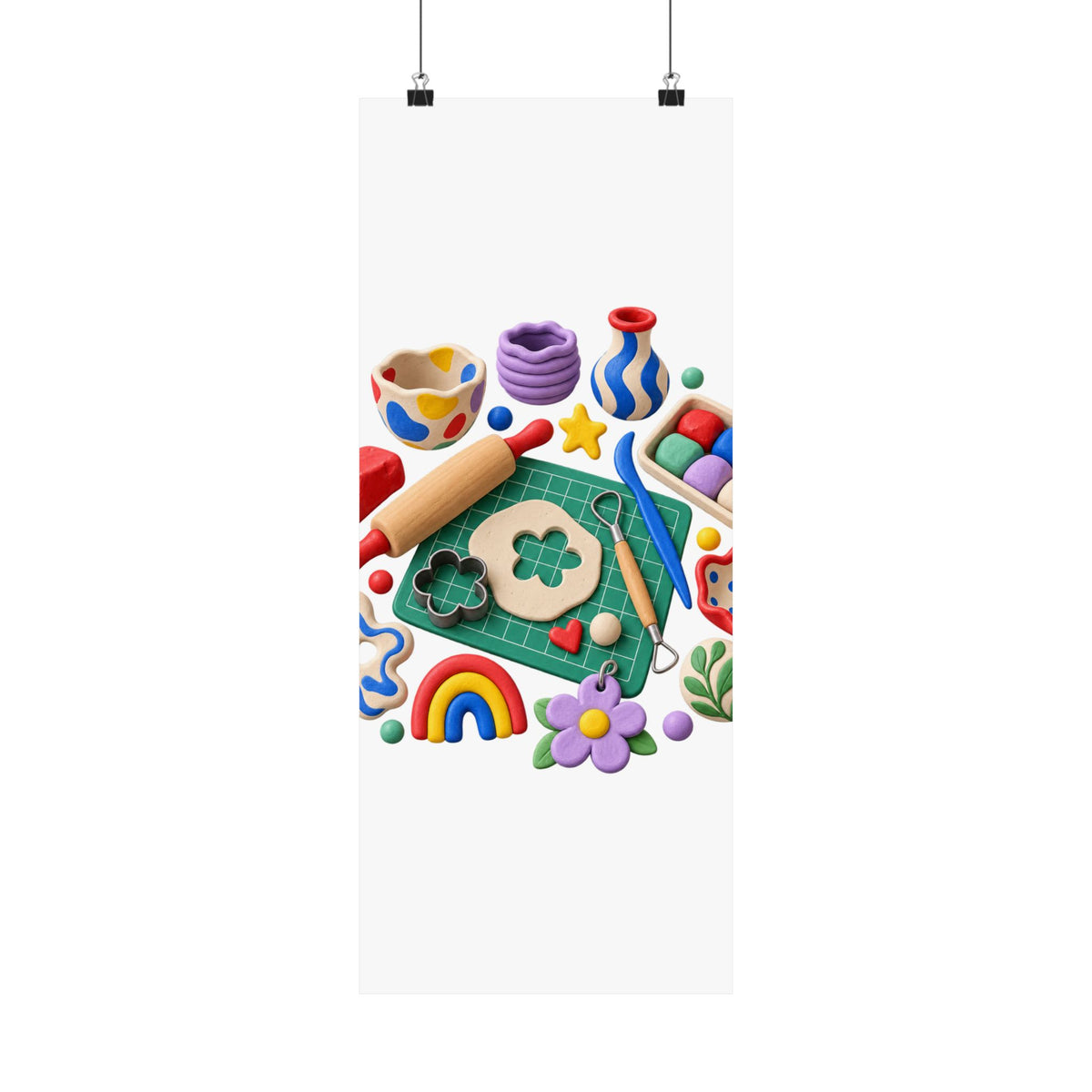 Miniature Clay Sculpting Workshop Poster
