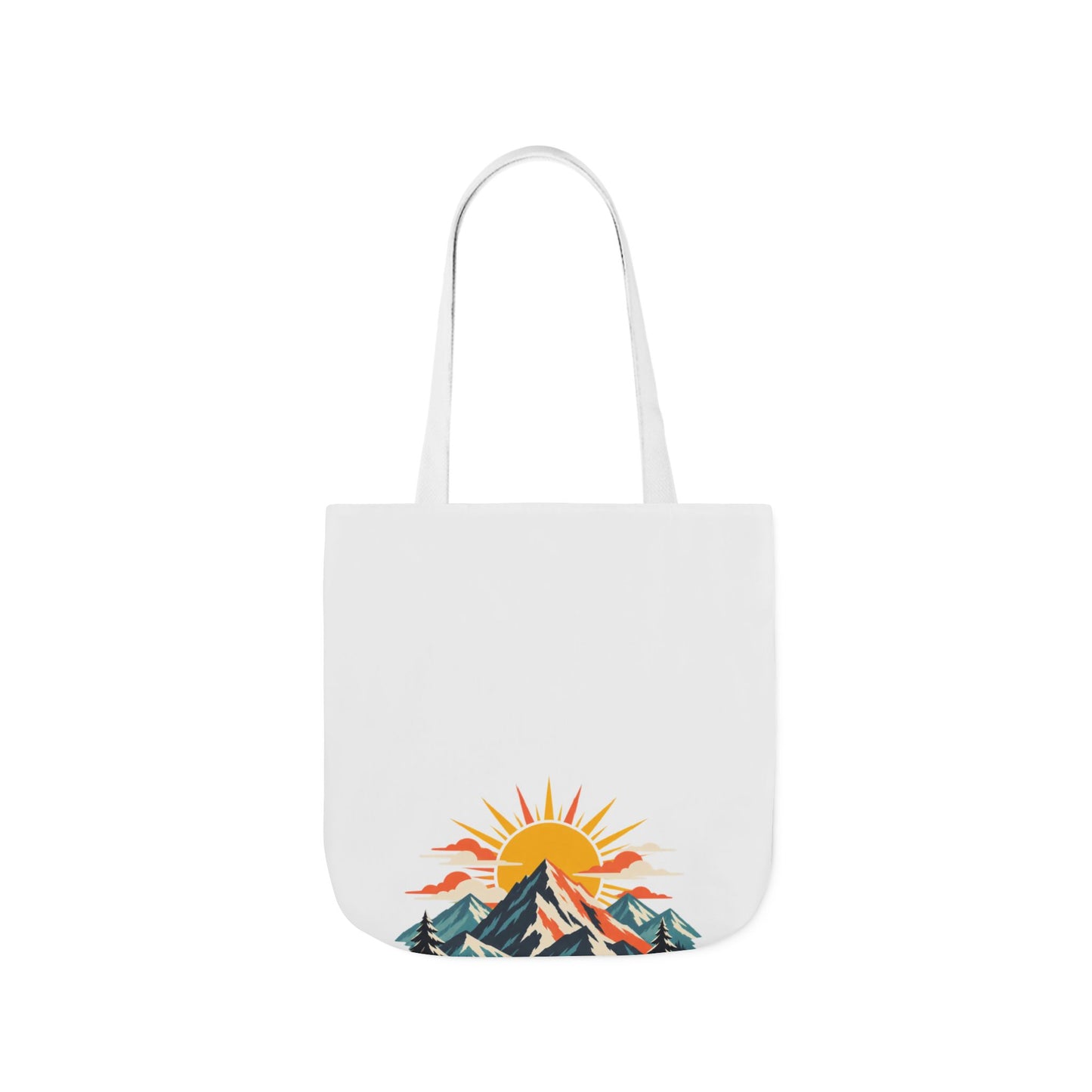 Alpine Sunrise River Mountain Adventure Tote Bag