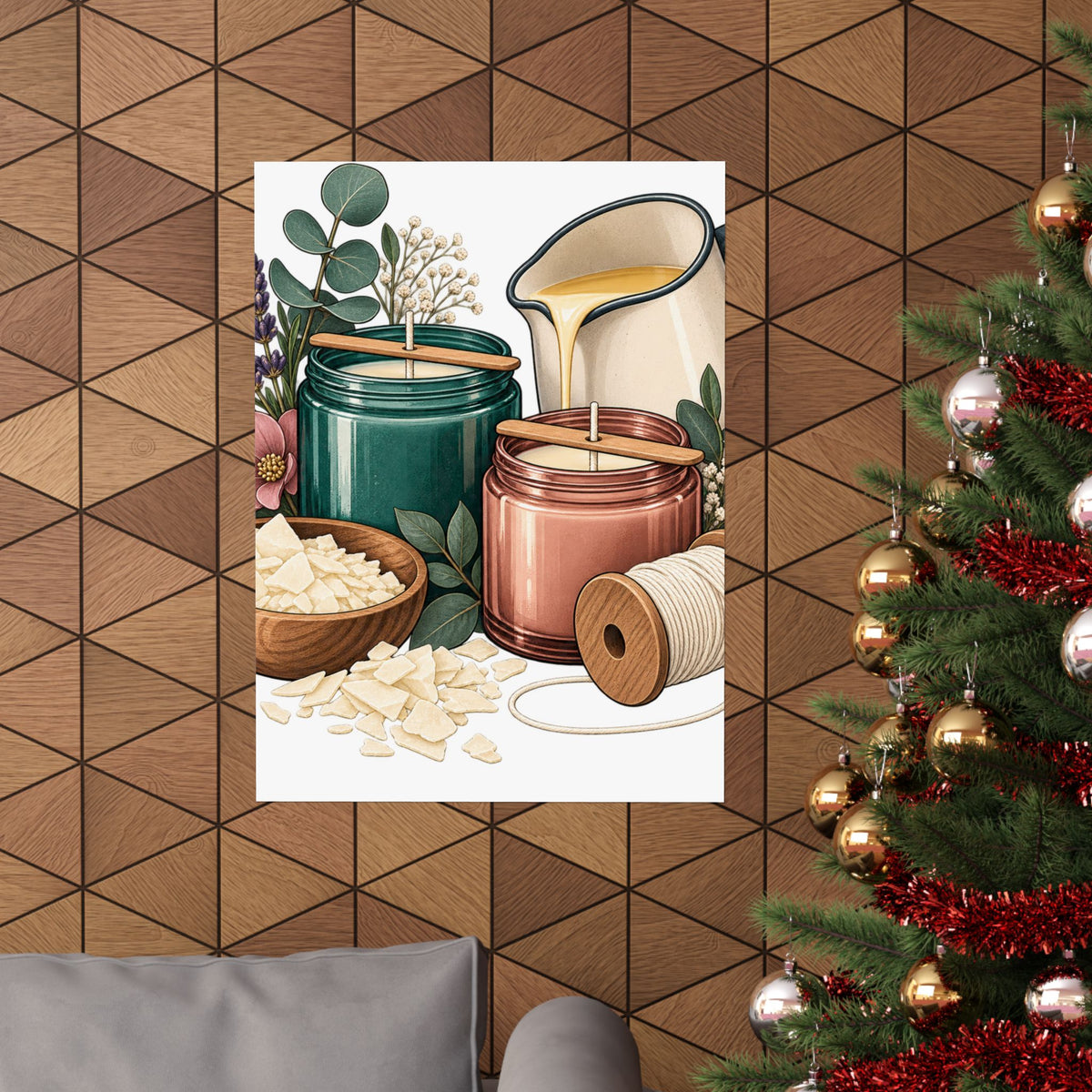 Artisan Candle Making Workshop Poster