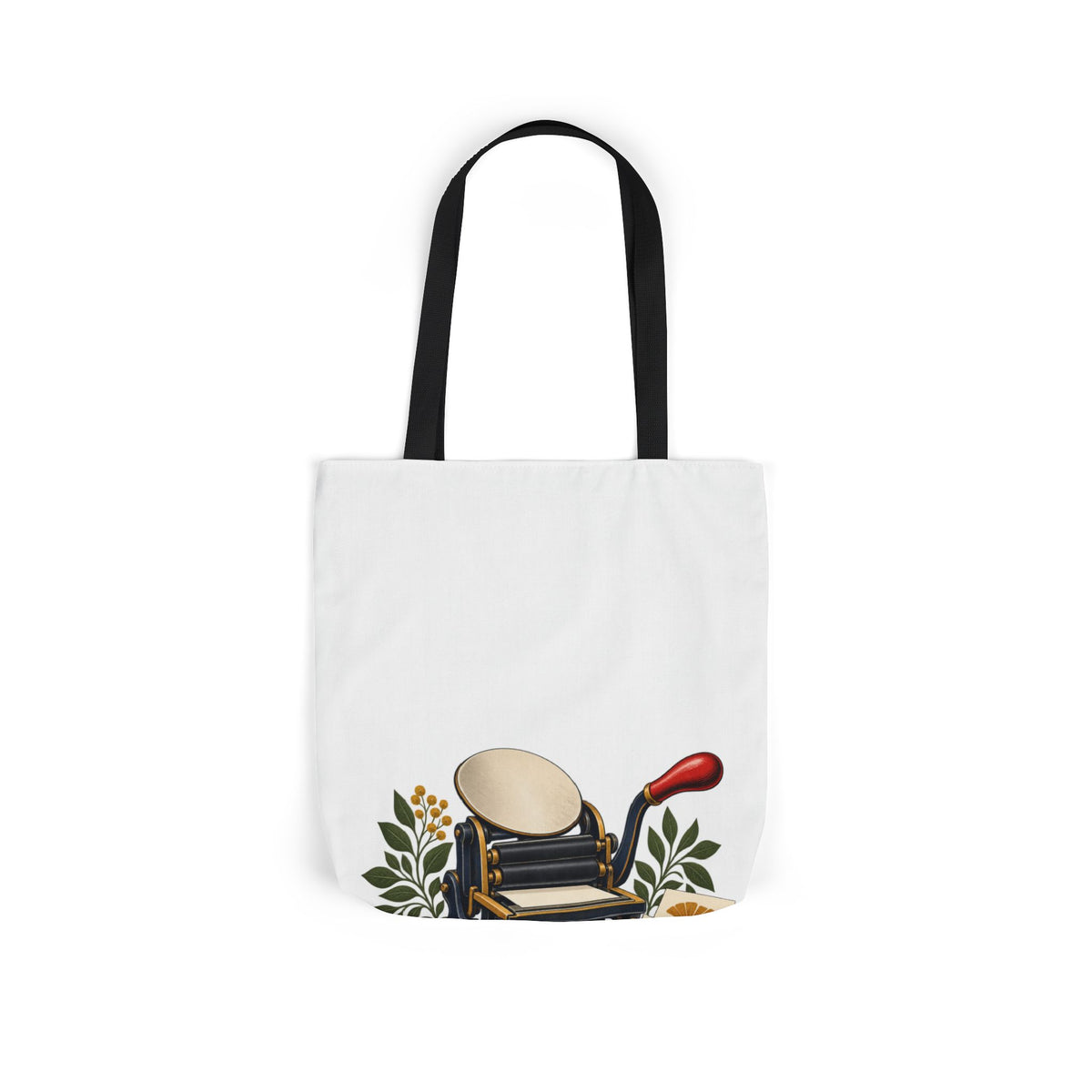 Botanical Letterpress Printshop Tote Bag