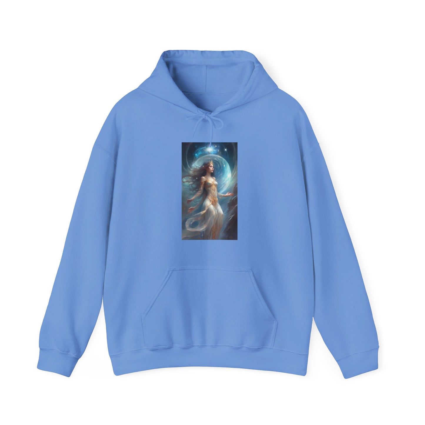 Lunar Celestial Queen Fantasy Portrait Hoodie