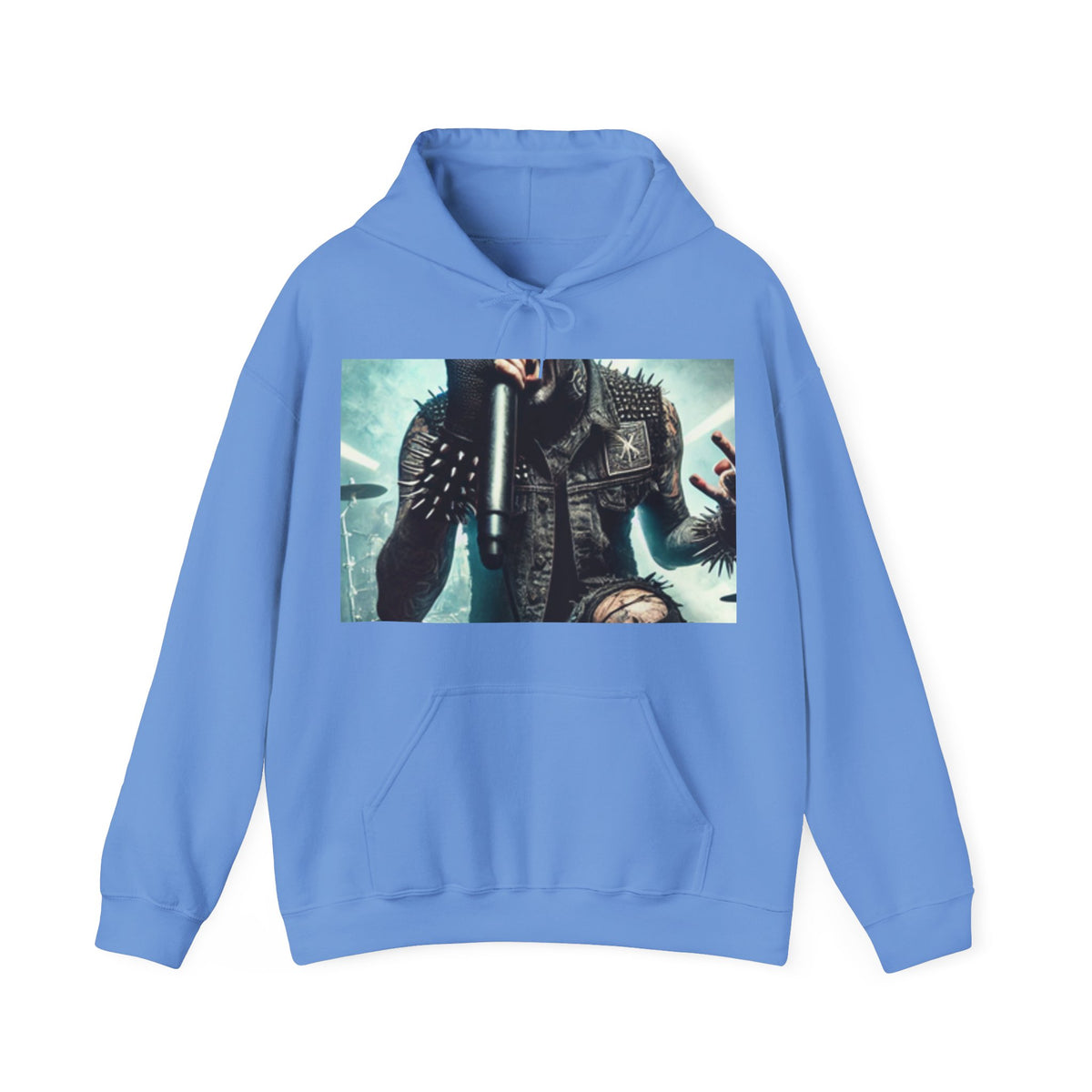 Punk Rock Vocalist Stage Energy Cozy Music Hoodie