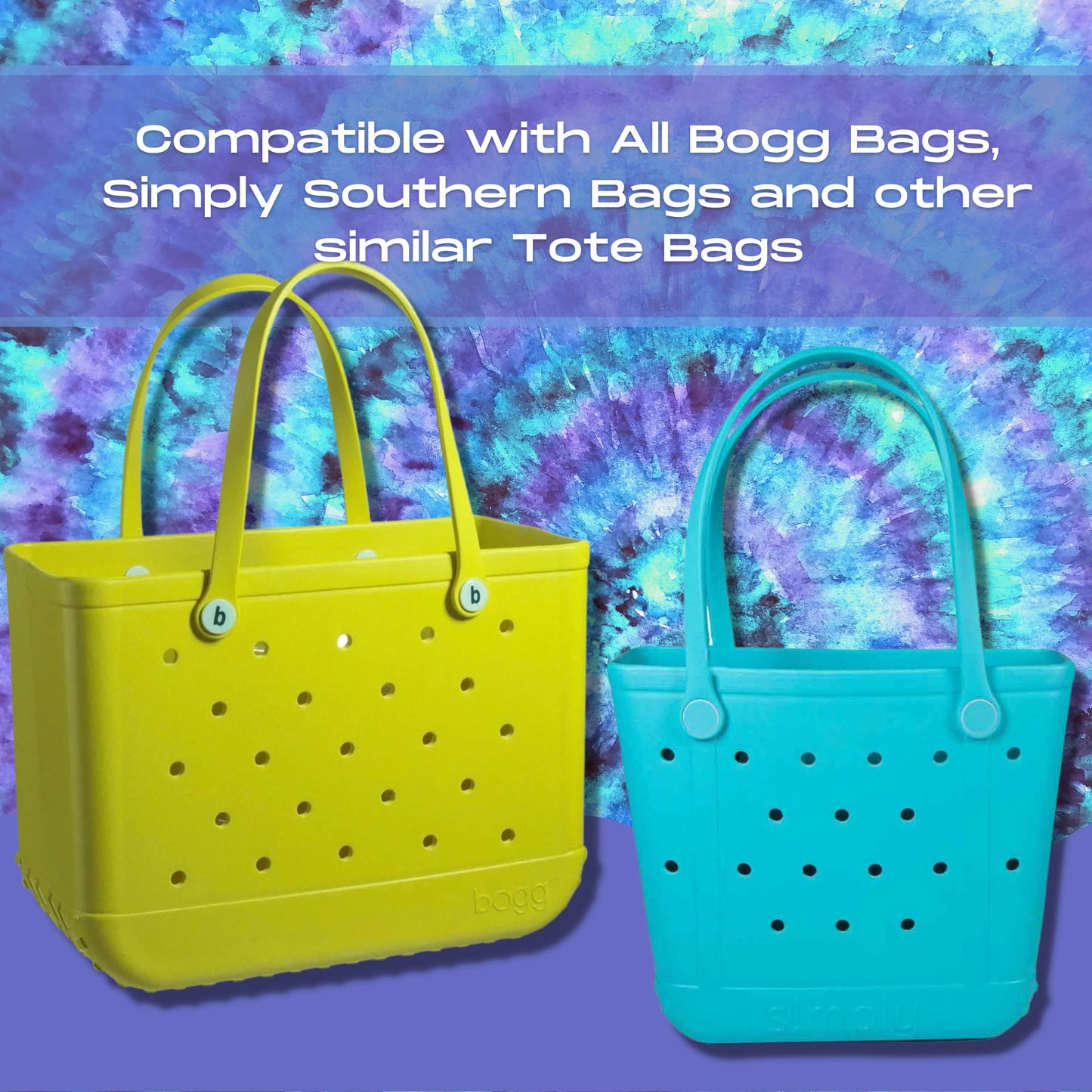 Boglets PREMIUM - Wallet Holder Accessories - Premium Collection - Compatible with Bogg Bag, Simply Southern & other Tote Bags - Decorative Accessories & Organizers - Made in USA - [Red]