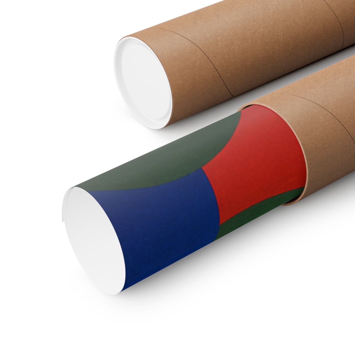 Bold Geometric Balance Abstract Art Poster