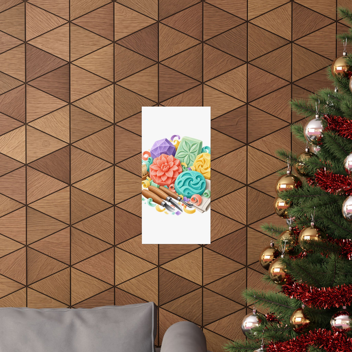 Colorful Soap Carving Workshop Poster