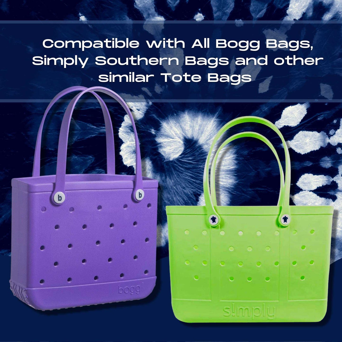 BOGLETS - Phone Holder Charm Accessory Compatible with Bogg Bags - Keep your Phone Handy with your Tote Bag - Made in the USA