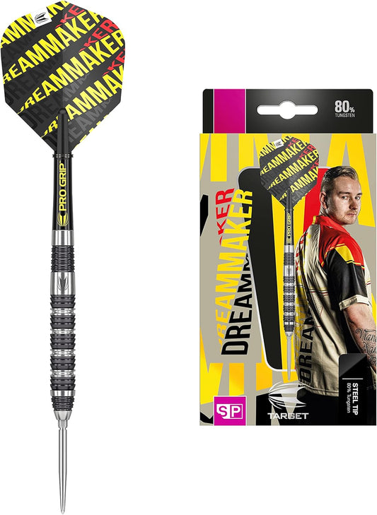 DIMITRI VAN DEN BERGH 80% SP STEEL TIP DARTS
