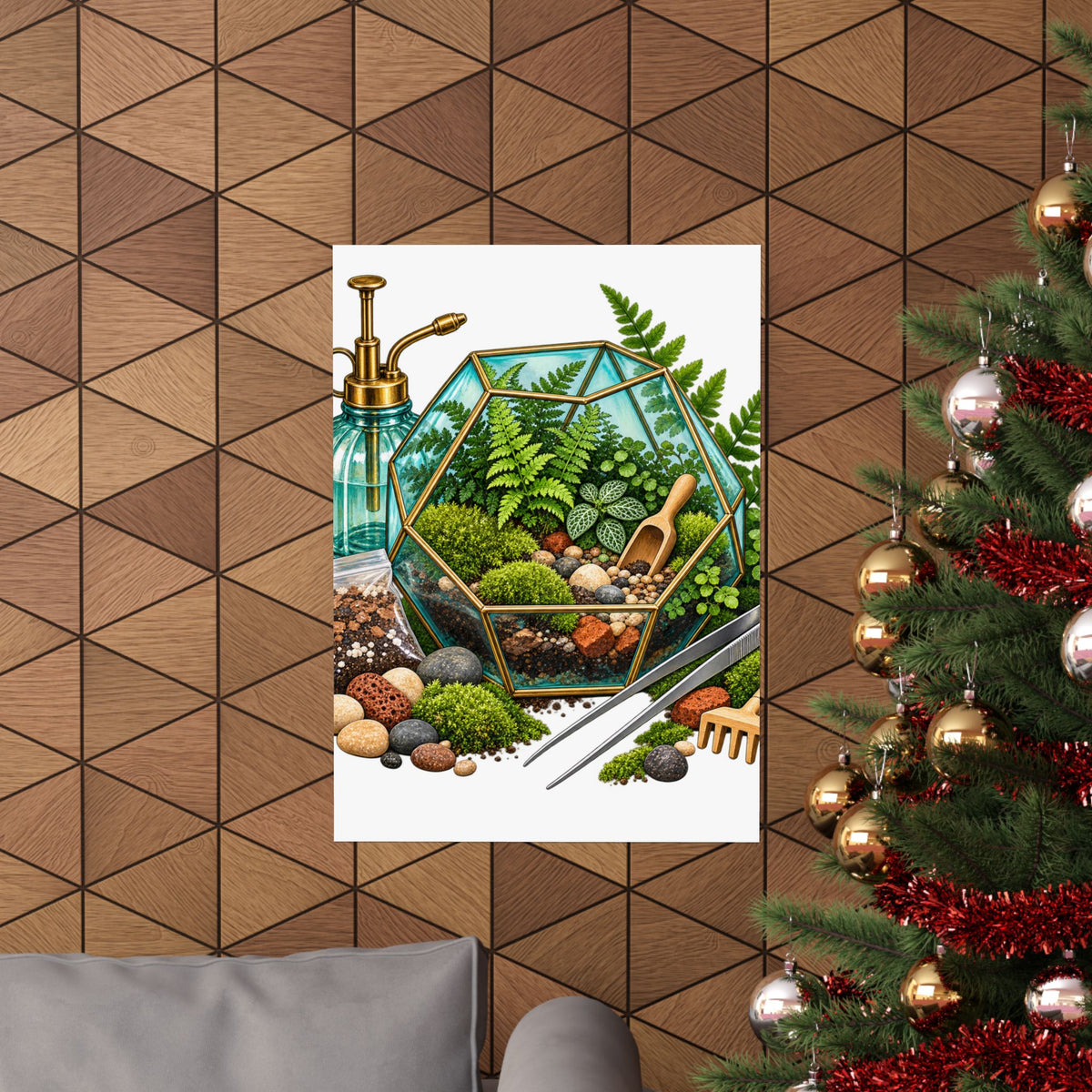 Fern Terrarium Building Workshop Poster