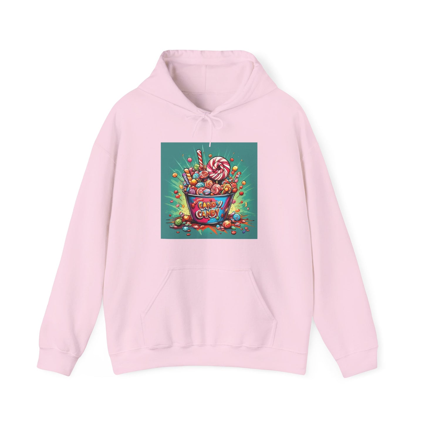 Holiday Candy Bucket Sweets Gift Art Hoodie