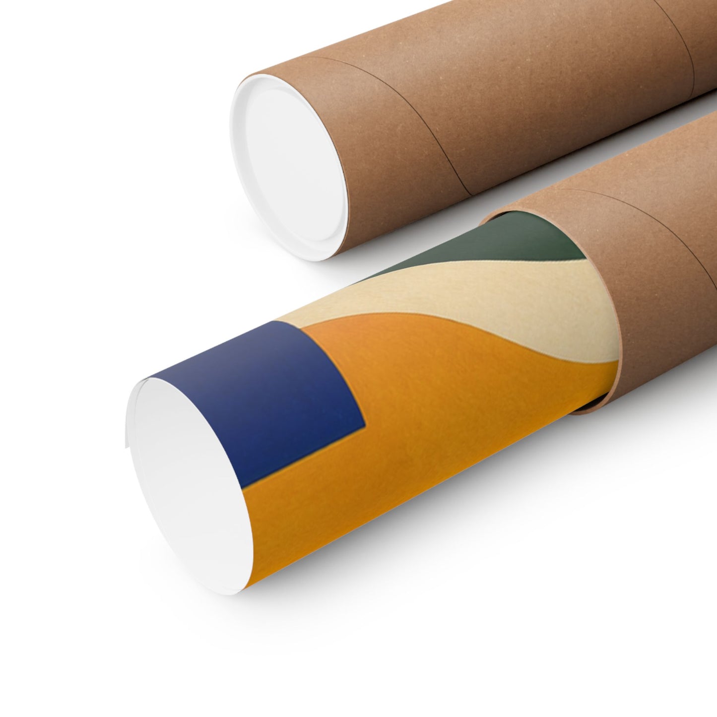 Bold Geometric Balance Abstract Art Poster
