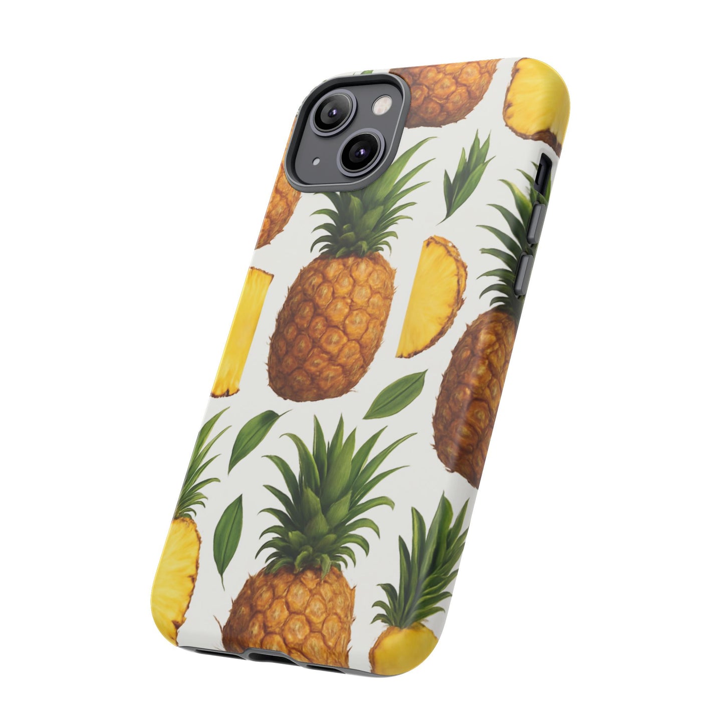 Pineapple Phone Case - Tough Cases, Tropical Phone Cover, Summer Vibe Accessories, Cute Pineapple Design, Fun Gift for Fruit Lovers