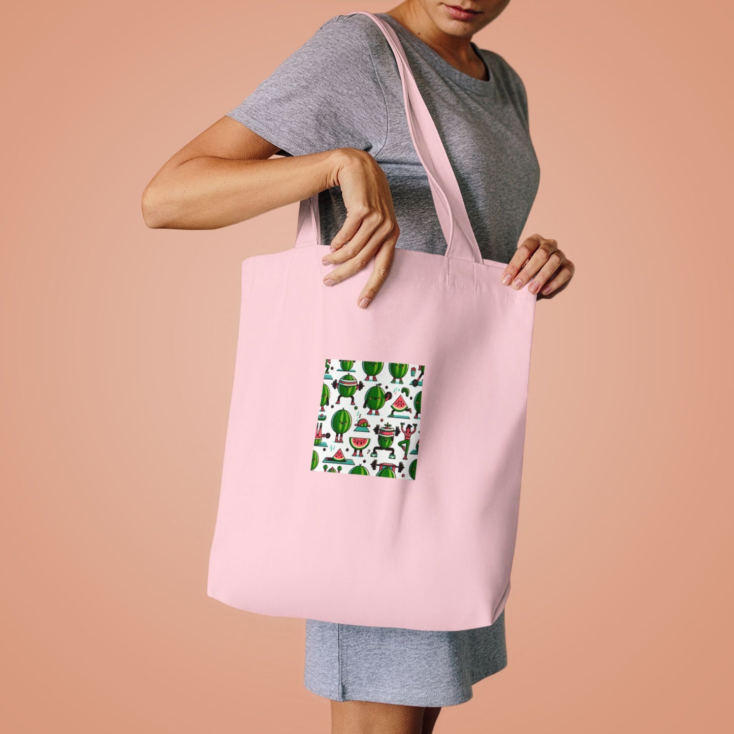Watermelon Workout Club Cute Food Fitness Tote Bag