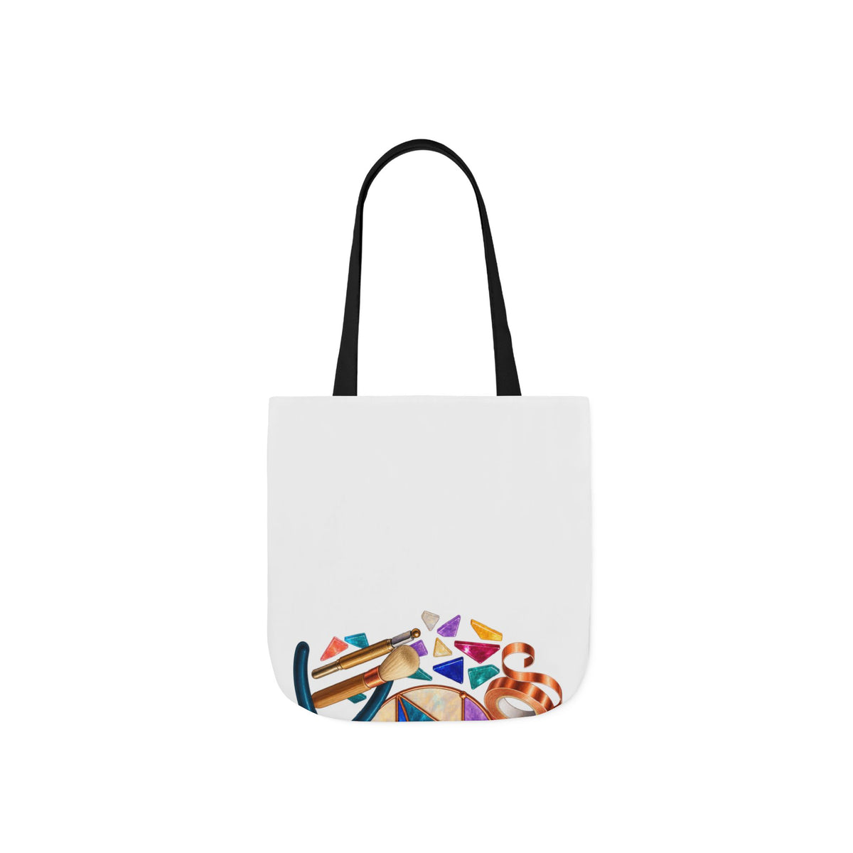 Abstract Stained Glass Suncatcher Workshop Tote Bag
