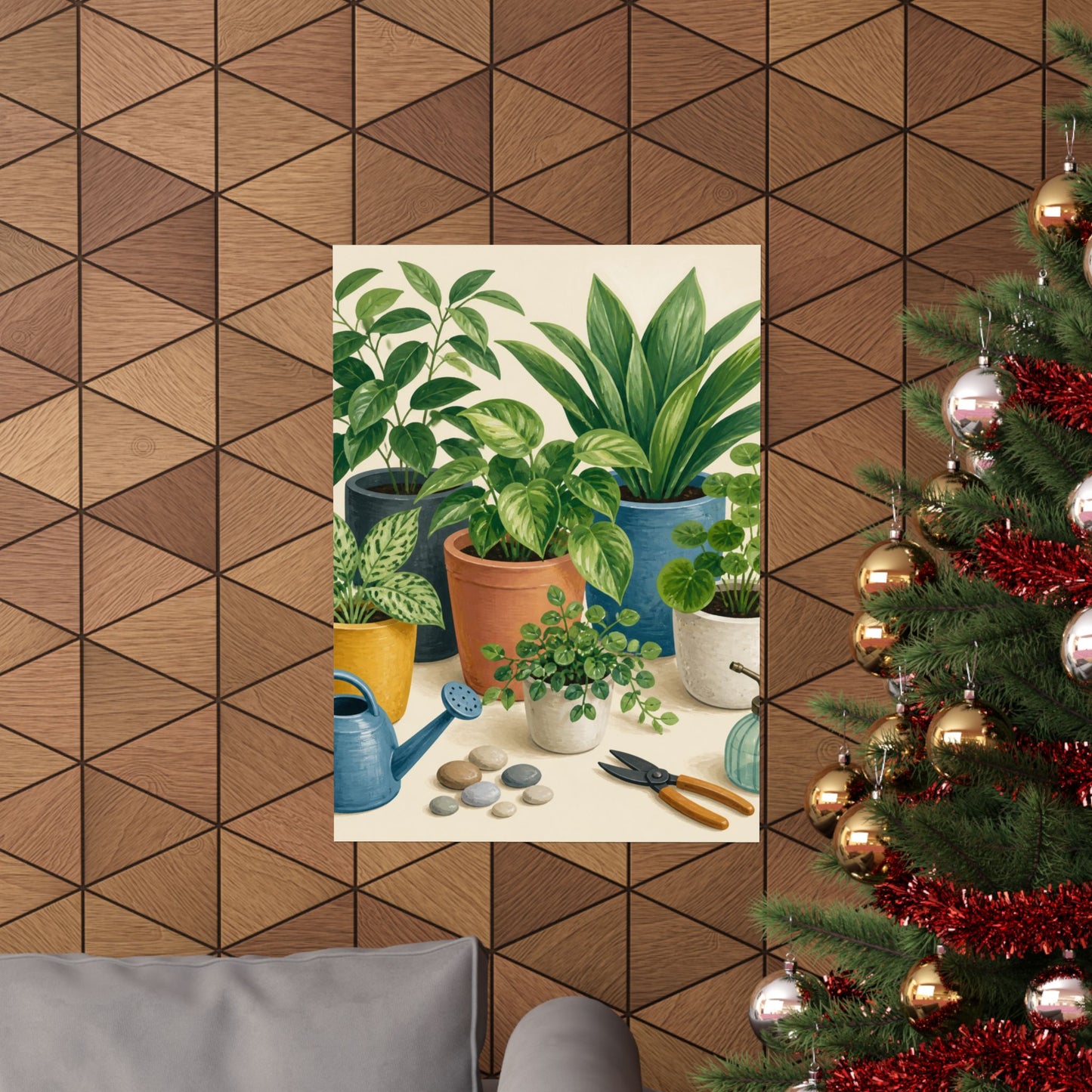 Calm Indoor Houseplant Collection Art Poster