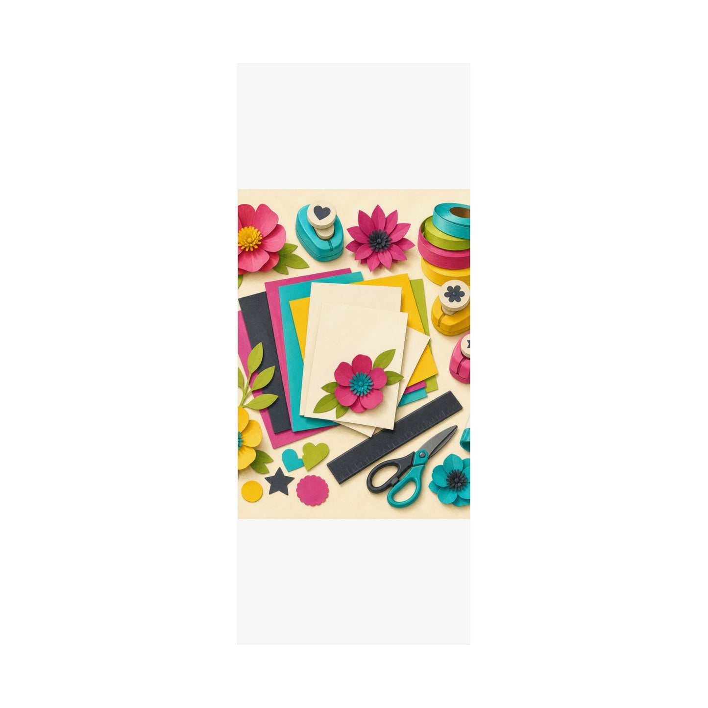 Bright Paper Crafting Hobby Poster