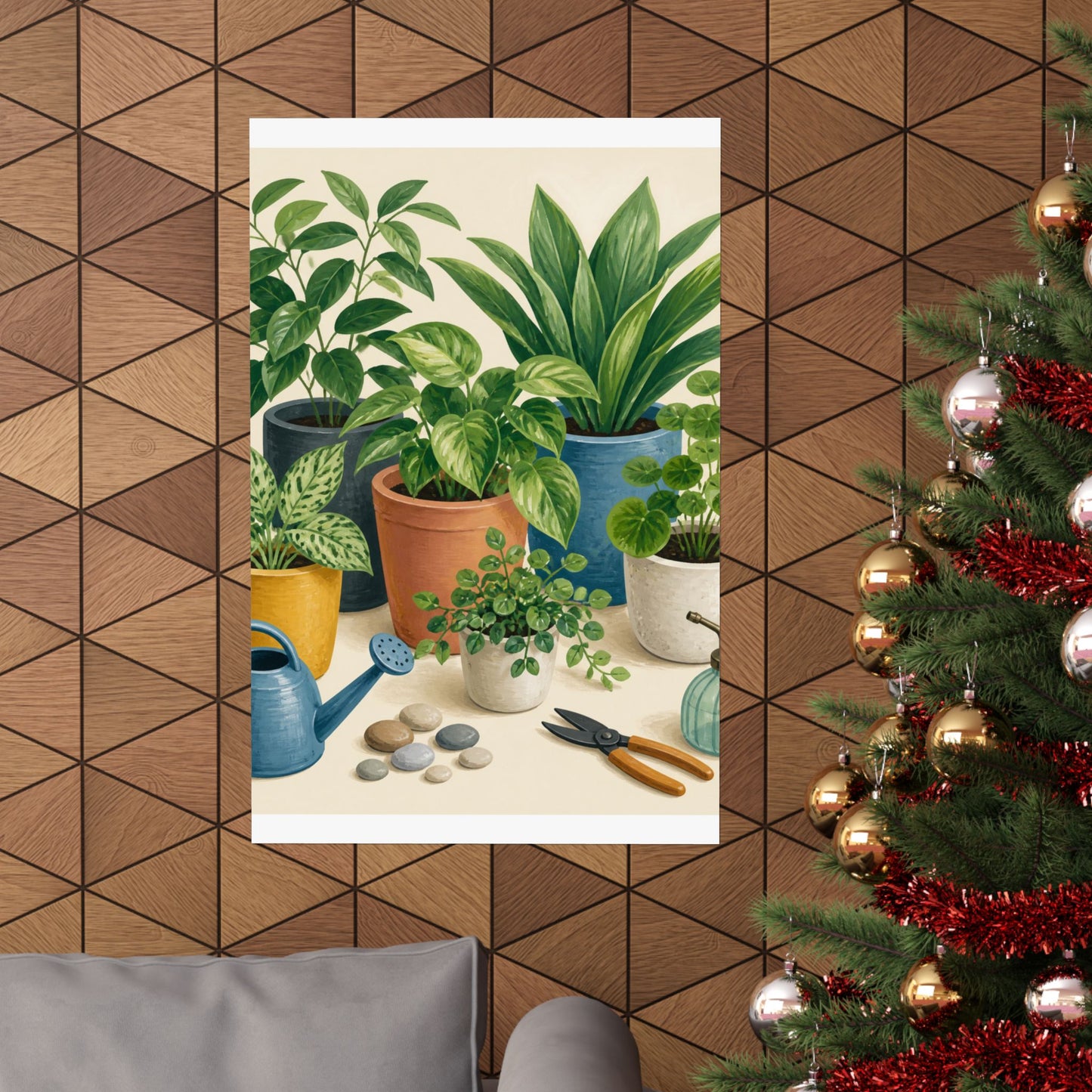 Calm Indoor Houseplant Collection Art Poster