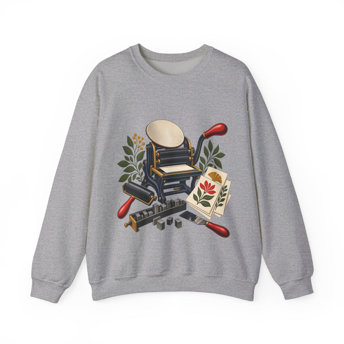 Botanical Letterpress Printshop Sweatshirt