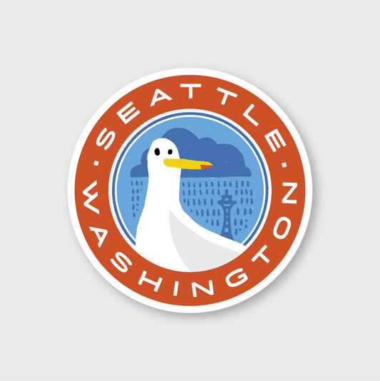 Seattle Seagull Sticker