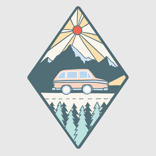 Mosaic Car Sticker
