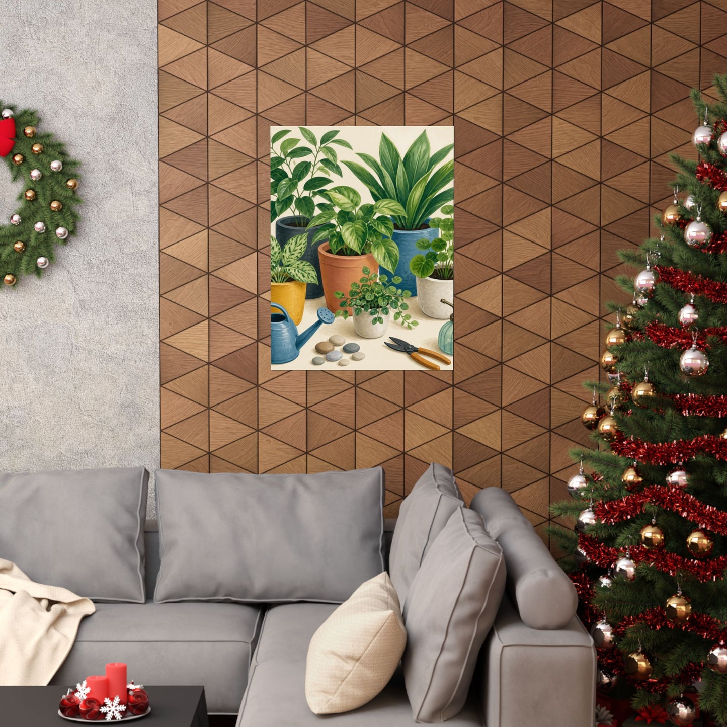 Calm Indoor Houseplant Collection Art Poster
