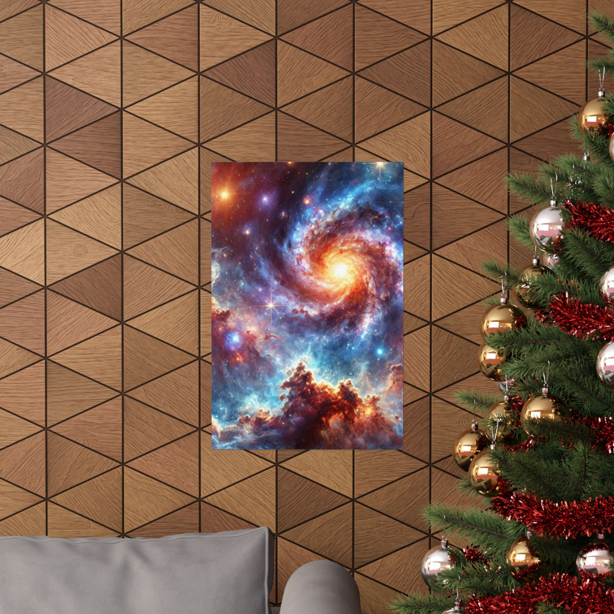 Galaxy Nebula Dreamscape Abstract Space Poster Wall Art Decor